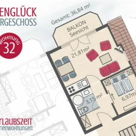 Dünenglück, Ferienwohnung 32-3